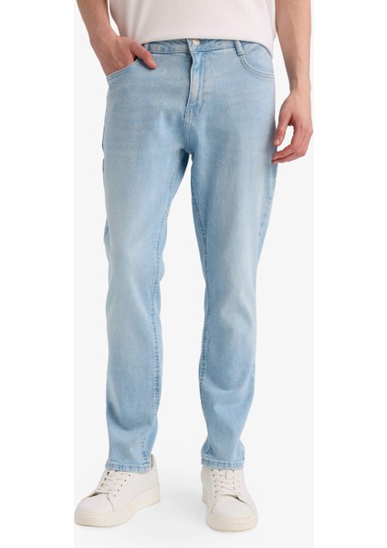 Pedro Slim Fit Dar Kalıp Normal Bel Dar Paça Jean Pantolon F2989AX25AU modelleri