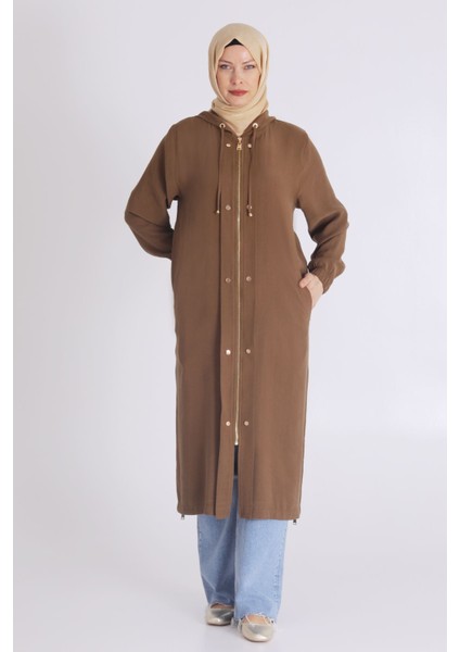 Büyük Beden Tesettür Tensel Kap Ceket