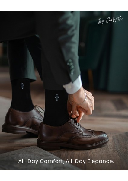 5'li Bambu Likralı Dikişsiz 200 İğne Yıkamalı Esnek Sıkmayan Kaliteli Elegance Kutulu Renkli Soket Erkek Çorabı 3558 modelleri