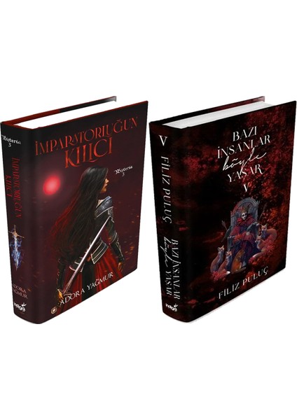 Bazı Insanlar Böyle Yaşar 5 Ciltli ve Imparatorluğun Kılıcı Ciltli Adora Yağmur 2li Set