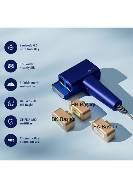 Evde Lazer Epilasyon Cihazı T16, Güçlü ve Rahat Kullanım
