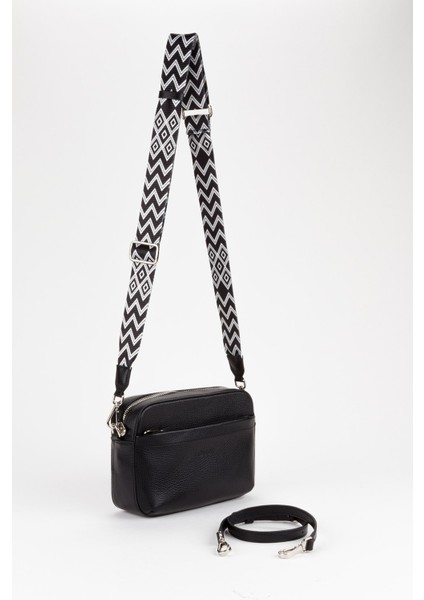 %100 Hakiki Deri Kadın Kolon Askılı Çapraz Omuz Çantası