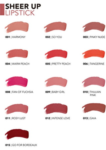 All About Sheer Up 4'lü Makyaj Seti Doğal Görünüm İçin Günlük Kullanım