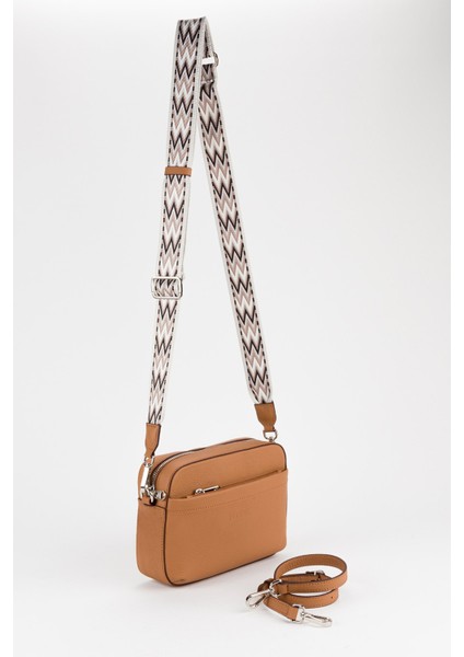 %100 Hakiki Deri Kadın Kolon Askılı Çapraz Omuz Çantası