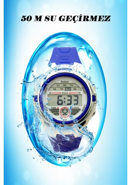 Çocuk Kol Saati Rodium Su Geçirmez 15208