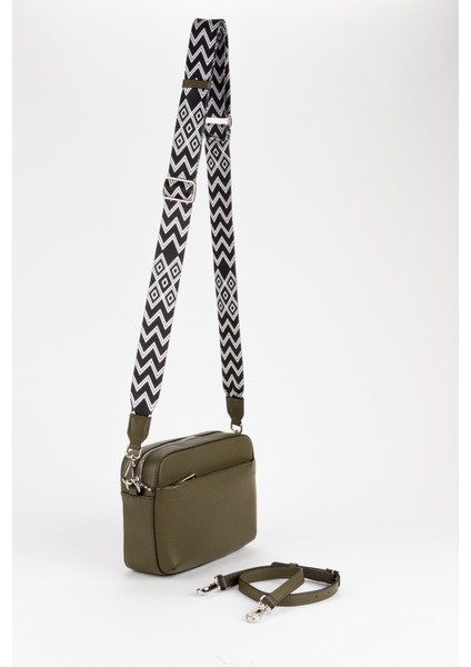 %100 Hakiki Deri Kadın Kolon Askılı Çapraz Omuz Çantası