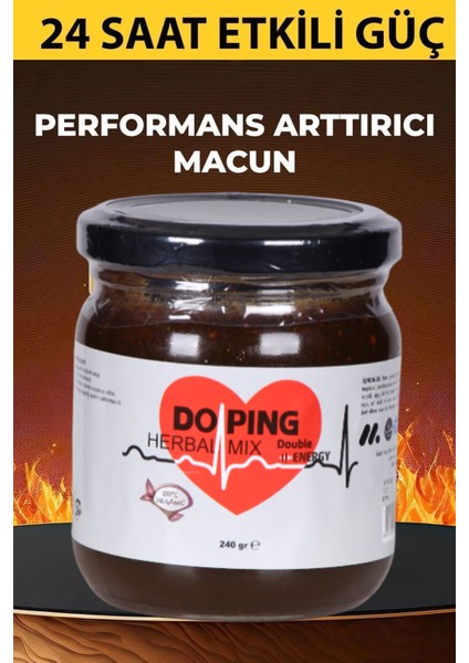 Doping Ginsengli , Çakşır Otlu , Tongkhat Ali , Epimedium2, Panax , Tribulus Erkeklere Özel Kuvvet Macunu Geç Sert Güçlü Ilişki Atom Macunu Ballı Bitkisel Karışım (Pestisit Içermez) 240 gr