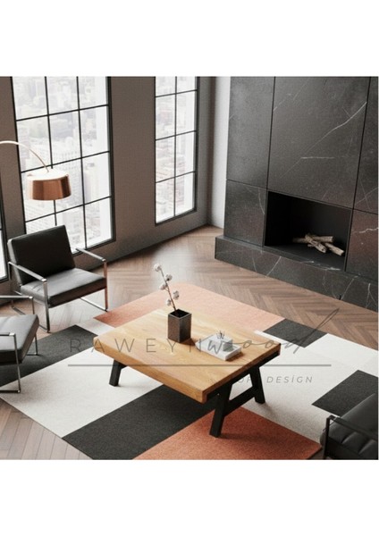 Tempu Doğal Ahşap Orta Sehpa 60X100 fiyatları