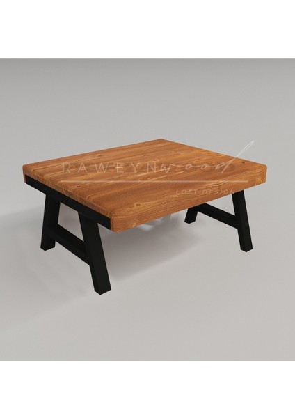 Tempu Doğal Ahşap Orta Sehpa 60X100 modelleri