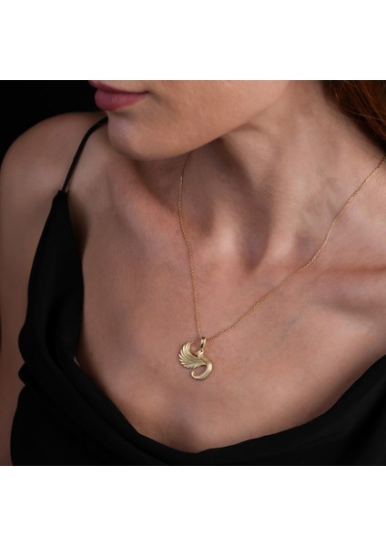 Anka Kuşu Altın Kaplama Kolye Ank2 fırsatları