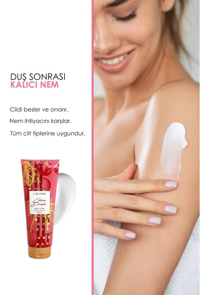 Cherry Dreams Vücut Losyonu 250 ml - 1 Adet Oje Hediyeli fırsatları
