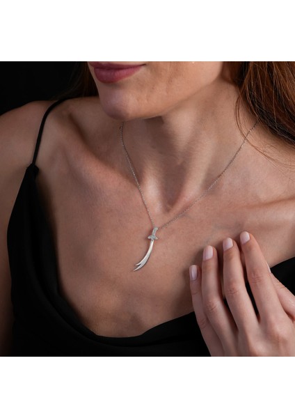 Zülfikar Kılıcı Gümüş Kolye KLY32 fırsatları