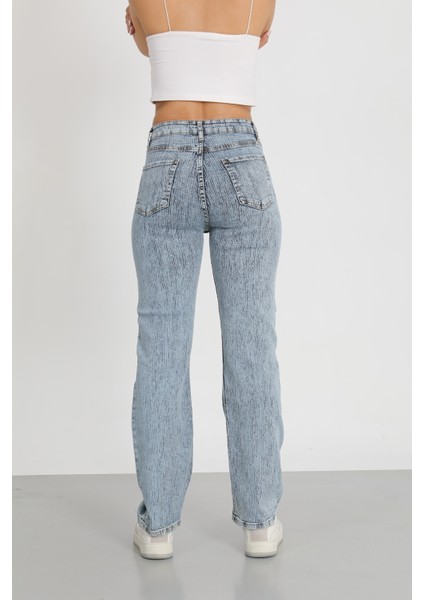 Buz Mavi Palazzo Pantolon modelleri