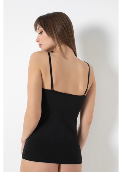 Önü Ince Dantelli Ayarlanabilir Ip Askılı Pamuk Modal Atlet fiyatları