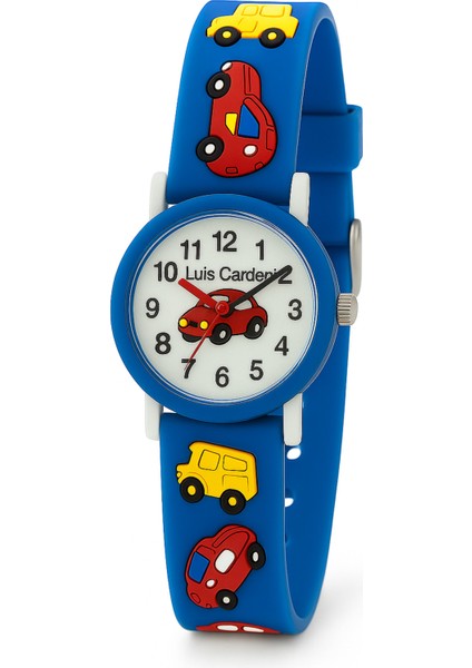 Çocuk Kol Saati Araba Desenli (Lacivert) (12012)