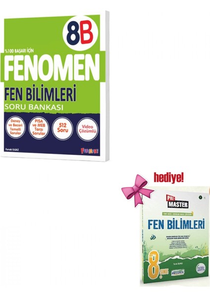 Fenomen 8. Sınıf Fenomen Fen Bilimleri B Soru Bankası + Okyanus F