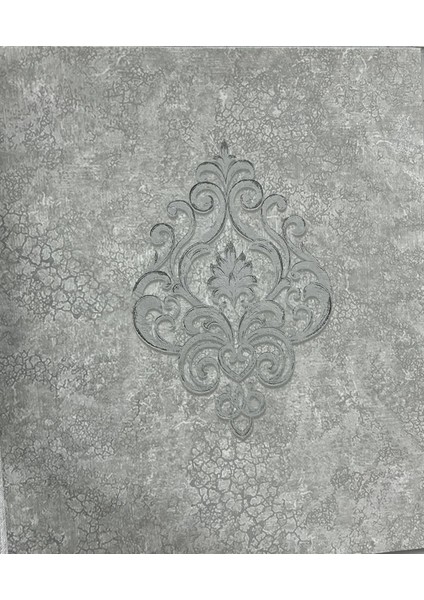 Damaks Gri Çatlak Desen Duvar Kağıdı 13902