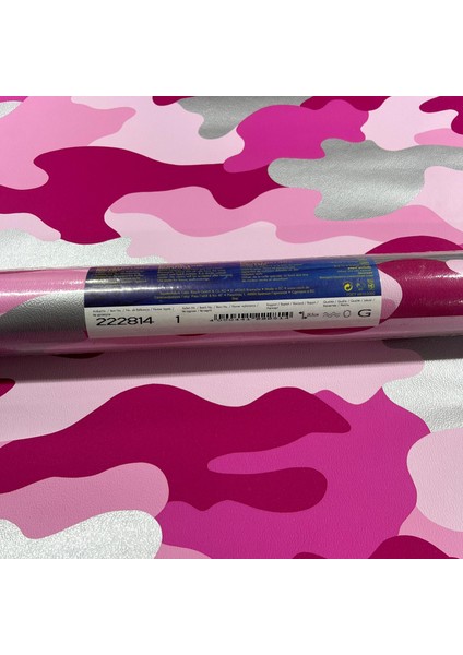 Pembe Kamufulaj Desen Duvar Kağıdı 222814 fiyatları