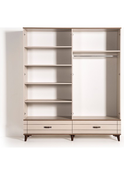 Bodrum 4 Kapaklı Dolap