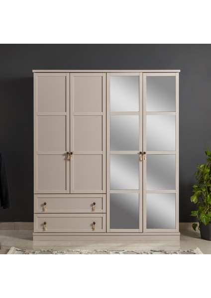 Doru 4 Kapaklı Dolap