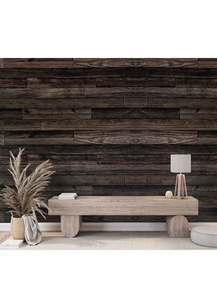 Koyu Kahve Ahşap Desen 16 M2 Duvar Kağıdı 65150-4 fiyatları
