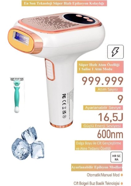 Ultra Hızlı Profesyonel Lazer Otomatik/manuel Atım Buz Başlığı