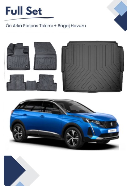 RUIYA Displayschutzfolie Für Peugeot 3008/5008 GT (2017-2020) 8 Zoll Navi – 9H Hartglas