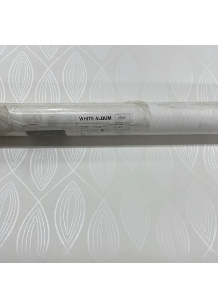 Beyaz Parlak Desen Desen Duvar Kağıdı 2806 fiyatları