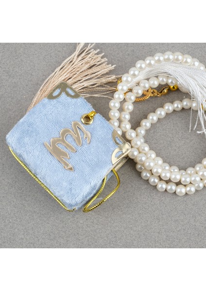 Fanus Içerisinde Mini Kuran ve Tesbih Seti modelleri