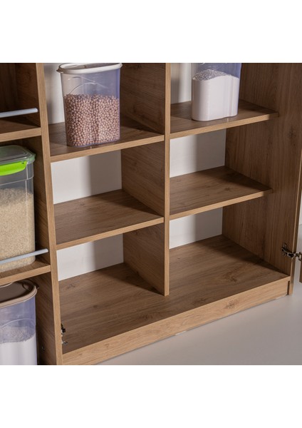 Belen 2 Kapaklı Kiler Dolabı Kahverengi fırsatları