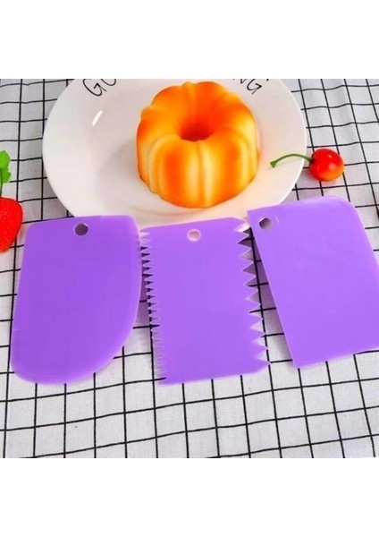 Pasta Hamur Şekillendirici Spatula Kesici Kazıyıcı Dekoratör Set modelleri