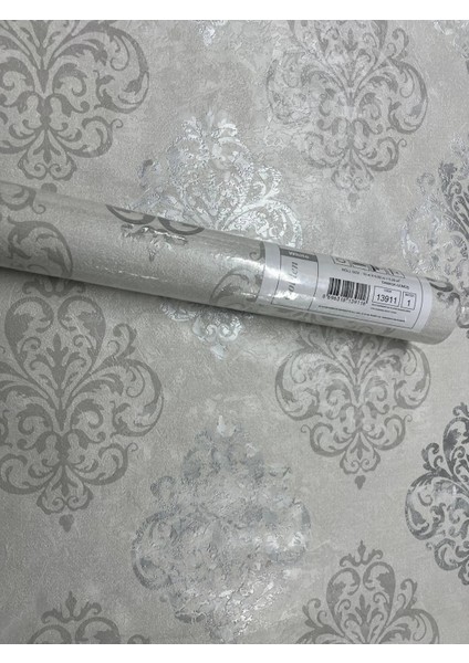 Damaks Gri Desen Duvar Kağıdı 13911 fiyatları
