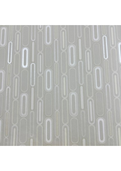 Krem Geometrik Desenli Duvar Kağıdı 111019