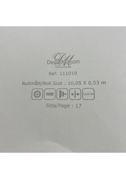 Krem Geometrik Desenli Duvar Kağıdı 111019 fiyatları