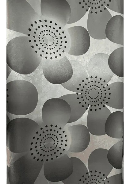 Kahve Tonlarında Çiçek Desen 16 M2 Duvar Kağıdı 81192