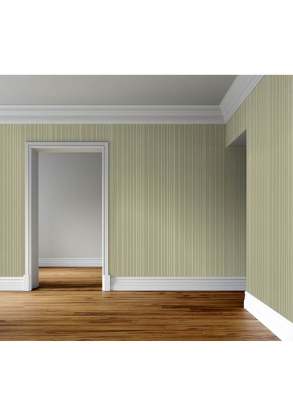 Soft Yeşil Çizgili Ucuz Duvar Kağıdı 765526 indirimleri