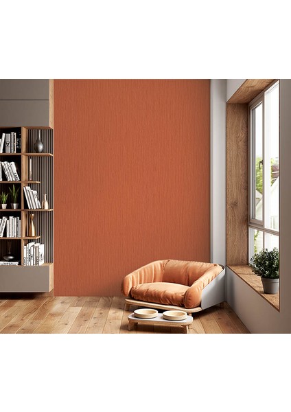 Turuncu Çizgi Dokulu Ucuz Duvar Kağıdı 54215 fiyatları