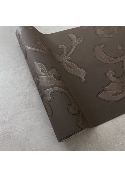 Kahverengi Desenli Dokulu Ucuz Duvar Kağıdı 773699 modelleri