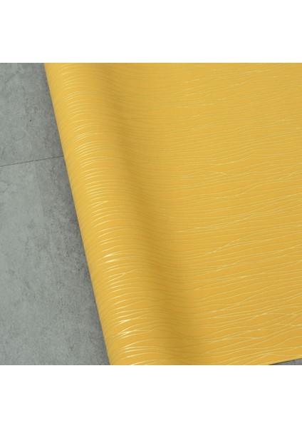 Sarı Çizgi Desen Dokulu Ucuz Duvar Kağıdı 765083 fırsatları