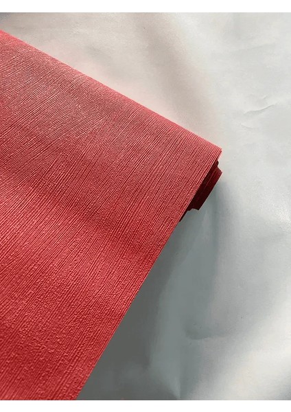 Kırmızı Dokulu Ucuz Duvar Kağıdı 54124