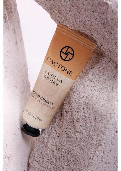 Coconut & Almond & Vanilla Desire Hand Cream 3’lü Set 30 ml / El Kremi - 1 Adet Oje Hediyeli