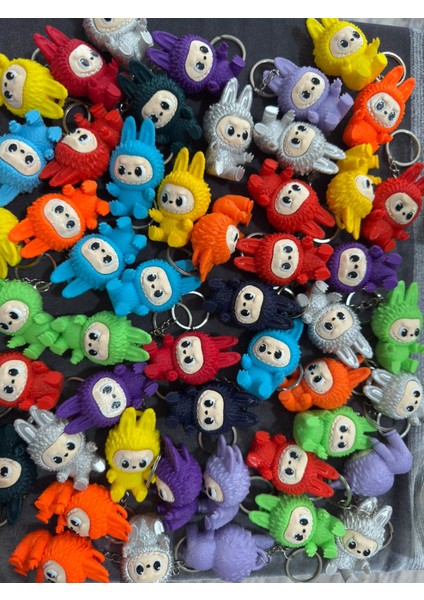 Sevimli Labubu Anahtarlık - Popüler Çanta Süsü ve Trend Aksesuar - Istediğiniz Rengi Seçiniz. fiyatları