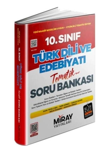 Miray 2026 10. Sınıf Türk Dili ve Edebiyatı Konu Özetli Tematik Soru Bankası