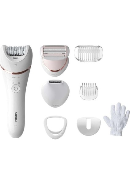 SERIES8000 Islak Kuru Epilatör BRE720/05 - Güçlü ve Konforlu Kullanım