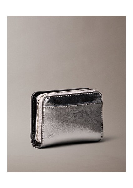 Ck Metalik Flap Fermuar Detaylı Cüzdan fiyatları