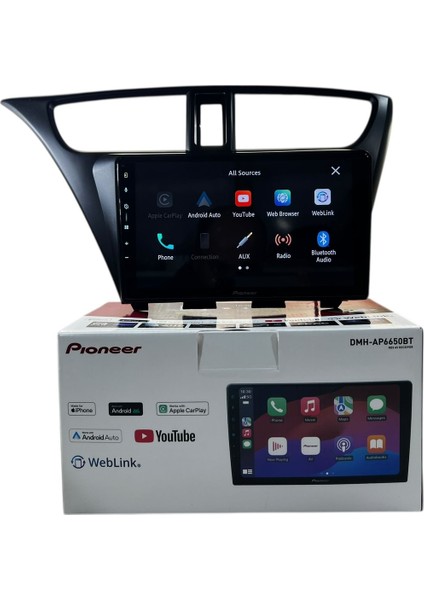 Honda Civic 2012-2017 Pioneer 4-64 Tam Profesyonel Oem Multimedia fiyatları