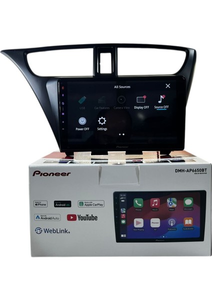 Honda Civic 2012-2017 Pioneer 4-64 Tam Profesyonel Oem Multimedia modelleri