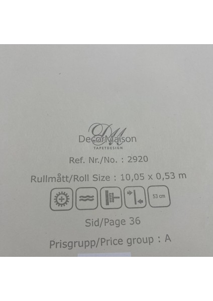 Çiçek Desen Duvar Kağıdı 2920 fiyatları