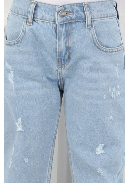 Erkek Çocuk Premium Kalite Yırtıklı Lazer Kot Pantolon fırsatları