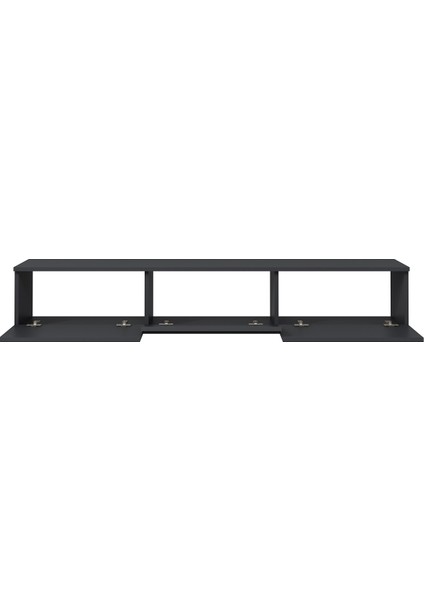 1341TV180-DD Duvara Montaj Tv Sehpası,antrasit-Altın fiyatları
